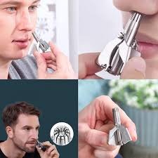 Stainless Steel Manual Nose Trimmer Shaving Nose Ear Hair Face Care Man Washable