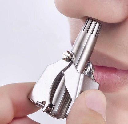Stainless Steel Manual Nose Trimmer Shaving Nose Ear Hair Face Care Man Washable