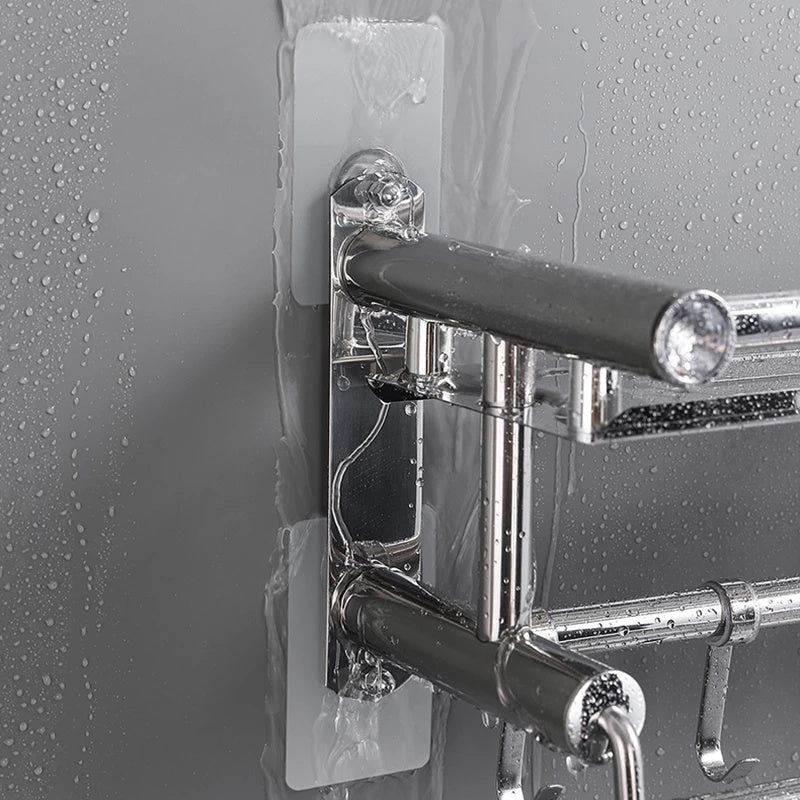 Punch Free Wall Hooks Nail Mounting Rack Screw Rod Seamless Screw Stickers Hang Kits 10 PACK