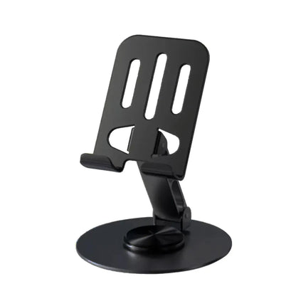 High Quality Metal Mobile Holder Stand Tablet DP 360 Rotatable Adjustable Foldable Cell Base Desktop Phone Holder for Bed Rotatable Tablet Holder Stable For Bedrooms Homes Dining Rooms Telescopic Folding Stable Anti Fall Creative