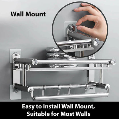 Punch Free Wall Hooks Nail Mounting Rack Screw Rod Seamless Screw Stickers Hang Kits 10 PACK